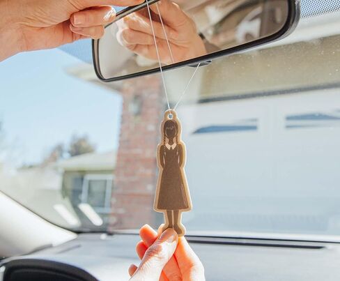 Addams Family Wednesday Silhouette Cherry-Scented Air Freshener | Long-Lasting Fragrance, Odor Eliminator For Room, Car, Office in Kuwait