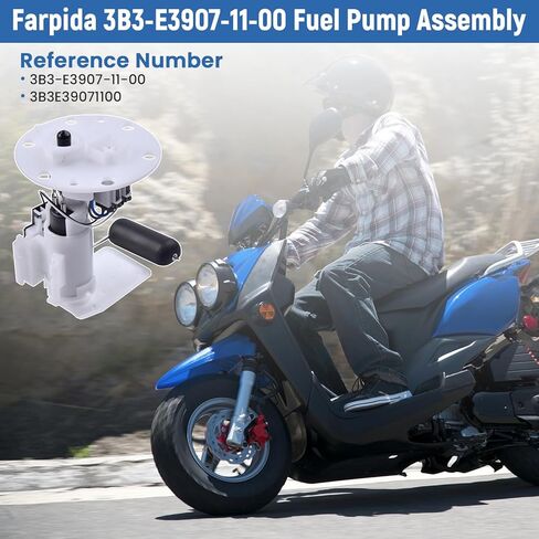 3B3-E3907-11-00 Fuel Pump Assembly Fits for Yamaha C3(XF50) 2007-2011, Zuma 50 (YW50) 2012-2013, Zuma 50F(YW50F) 2014-2019, Zuma 50FX(YW50FX) 2014-2018, Replace 3B3E39071100 in Saudi Arabia