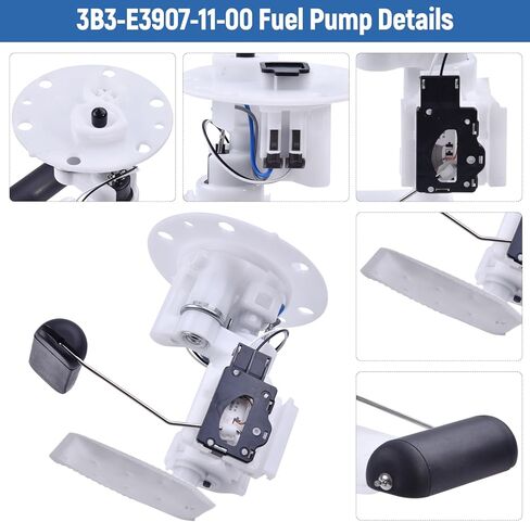 3B3-E3907-11-00 Fuel Pump Assembly Fits for Yamaha C3(XF50) 2007-2011, Zuma 50 (YW50) 2012-2013, Zuma 50F(YW50F) 2014-2019, Zuma 50FX(YW50FX) 2014-2018, Replace 3B3E39071100 in Saudi Arabia