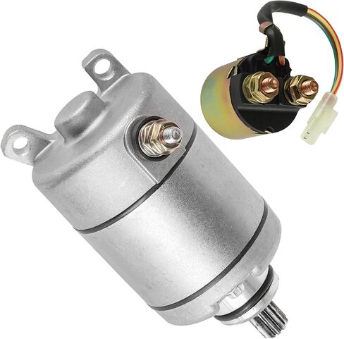 Caltric Starter and Relay Compatible With Honda TRX450ER 2006 2007 2008 2009 2010 2011 2012 2013 2014 in Kuwait