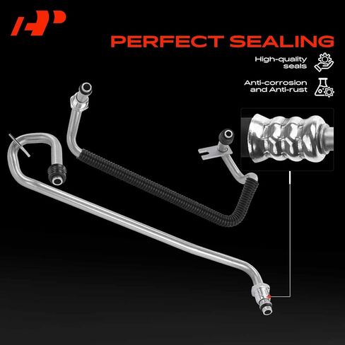 A-Premium Automatic Transmission Oil Cooler Line Hose Assembly Compatible with Ford Edge 2011-2014, Flex 2011-2019 & Lincoln MKX 2011-2015, MKT 2011-2019 in Kuwait