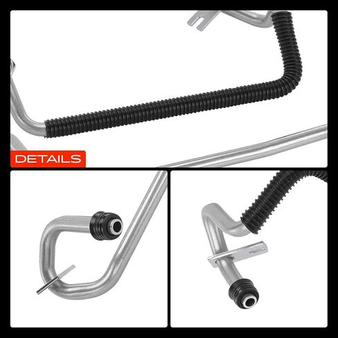 A-Premium Automatic Transmission Oil Cooler Line Hose Assembly Compatible with Ford Edge 2011-2014, Flex 2011-2019 & Lincoln MKX 2011-2015, MKT 2011-2019 in Kuwait