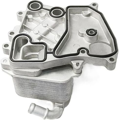 Engine Oil Cooler with Gasket 059117021R 059117015P Compatible with Audi Q5 Q7 A6 A7 A8 Quattro Volkswagen Touareg 2014 2015 2016 3.0L in Kuwait