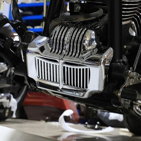 SLMOTO Chrome ABS Oil Cooler Cover Guard Accessaries Fit for Harley Touring Electra Road Glide 2011-2016 in Saudi Arabia