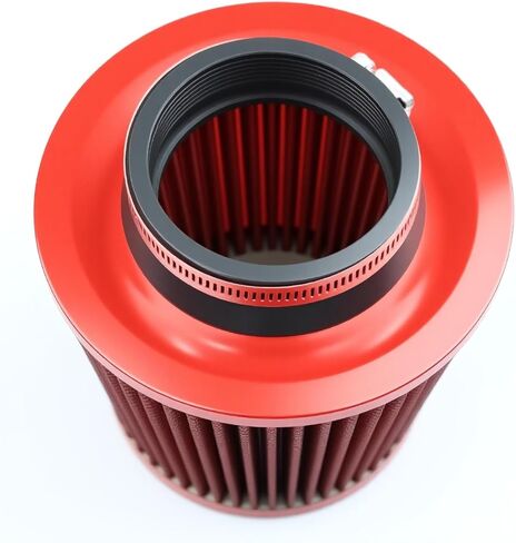 Fiber 3" Cold Air Intake Filter (RED, 3 inch"76 mm) in Saudi Arabia