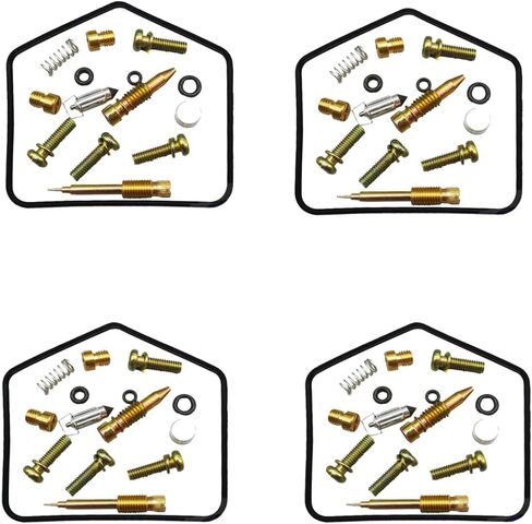 4 x Carburetor Carb Rebuild Repair Kit Fit for Kawasaki 440 LTD KZ440A 1980-1983 in Kuwait