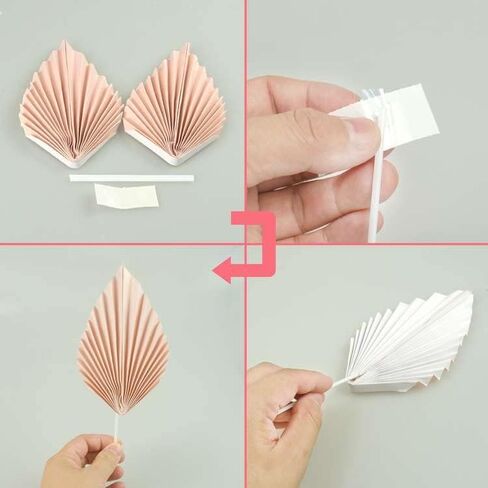 12 PCS Flamingo Cake Toppers Flamingo Palm Leaves Hibiscus Flowers Hawaiian Cake Decorations for Tropical Luau Themed Birthday Supplies in Kuwait