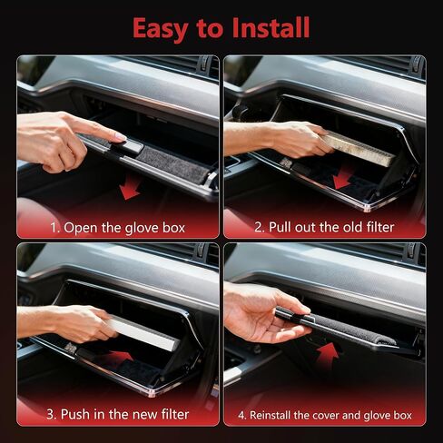 HYR Cabin Air Filter with Activated Carbon Fit for Chevy, GMC, Cadillac & Buick Models - Camaro, Colorado, Equinox, Impala, Malibu, Silverado, Traverse, Sierra, Yukon, Escalade, ATS, Enclave, 13356914 in Saudi Arabia