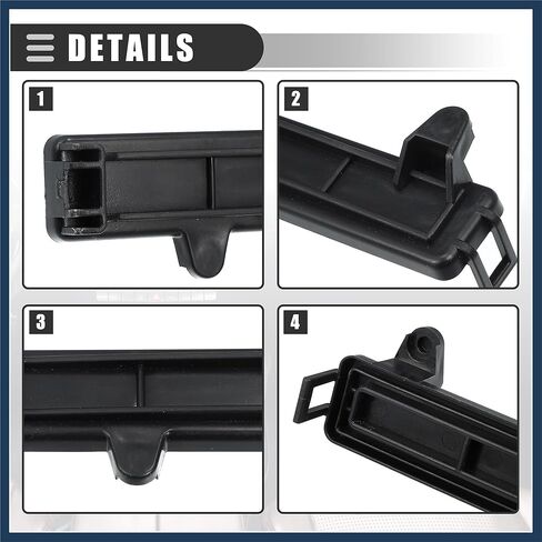 Cabin Air Filter Cover, for Jeep Cherokee 2014-2020, Plastic, 68223045AB, Black Stylish Design in Kuwait