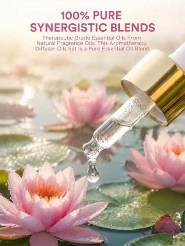 Lotus Calm Essential Oil Blends & Pure Essential Oils 1fl oz/30Mll,100% Natural Fragrance Oils for Candle & Soap Making - High Concentration Waterless Diffuser Oils for Luxury Home Scent in Kuwait