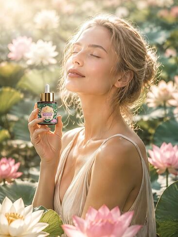 Lotus Calm Essential Oil Blends & Pure Essential Oils 1fl oz/30Mll,100% Natural Fragrance Oils for Candle & Soap Making - High Concentration Waterless Diffuser Oils for Luxury Home Scent in Kuwait