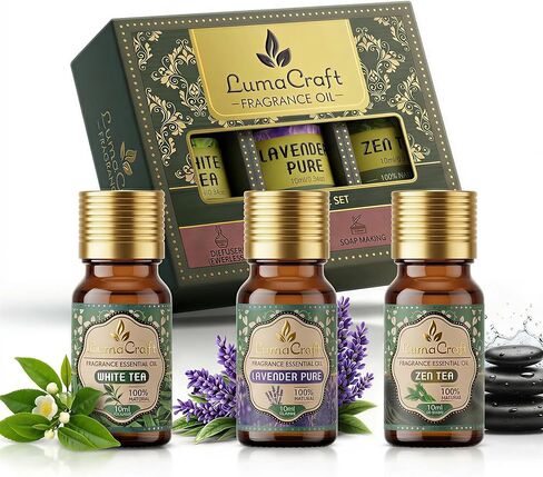 Lotus Calm Essential Oil Blends & Pure Essential Oils 1fl oz/30Mll,100% Natural Fragrance Oils for Candle & Soap Making - High Concentration Waterless Diffuser Oils for Luxury Home Scent in Kuwait
