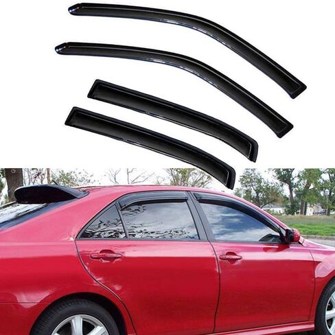 4pcs Wind Deflector, Outside Mount Rain Guards, Side Window Visors Compatible with 2006-2013 Chevrolet Impala 2014-2016 Chevrolet Impala Limited Model Only 94843 in Kuwait