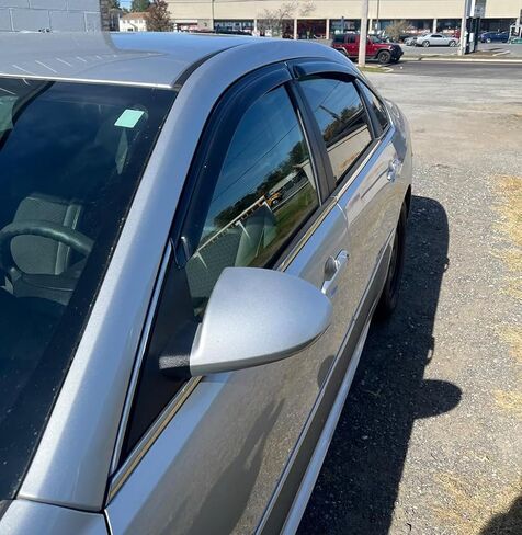 4pcs Wind Deflector, Outside Mount Rain Guards, Side Window Visors Compatible with 2006-2013 Chevrolet Impala 2014-2016 Chevrolet Impala Limited Model Only 94843 in Kuwait