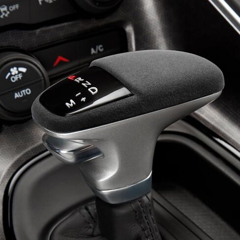 Suede Leather Shift Knob Cover Collar for Dodge Durango SRT, Shift Handle Head Cover Trim 2018-2025 Durango Interior Accessories in Saudi Arabia