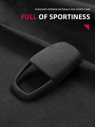 Suede Leather Shift Knob Cover Collar for Dodge Durango SRT, Shift Handle Head Cover Trim 2018-2025 Durango Interior Accessories in Saudi Arabia
