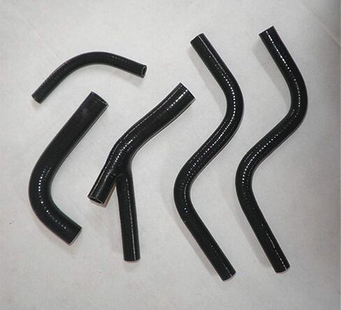 silicone radiator hose for Honda CR250R CR 250 1985 1986 1987 85 86 87 (Black) in Kuwait