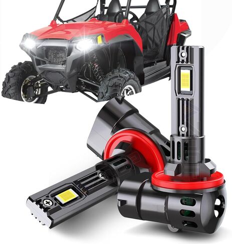 881 LED Powersport Bulbs For Polaris RZR S 800 (2009-2010) / RZR 800 EFI (2008 2009 2010), 886/894/896 Fog Lights for ATV/UTV Offroad Bulb, 500% Brightness 6000K White Light, Plug and Play, Pack of 2 in Kuwait