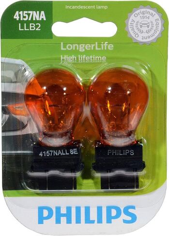 Philips LongerLife Mini Bulb - 4157NALLB2 in Kuwait