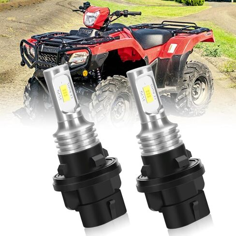 Light Bulbs for Honda ATV TRX500FPA, 6000K White Beam, OE 34901-HP5-601, Plug and Play, Pack of 2 in Kuwait
