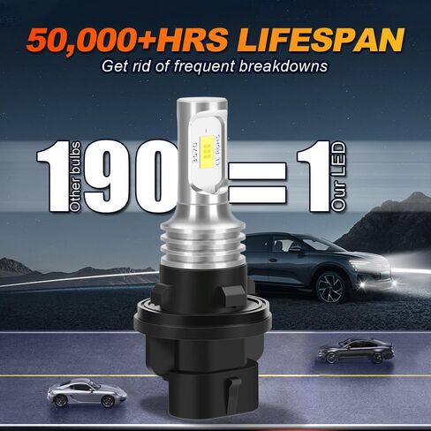 Light Bulbs for Honda ATV TRX500FPA, 6000K White Beam, OE 34901-HP5-601, Plug and Play, Pack of 2 in Kuwait