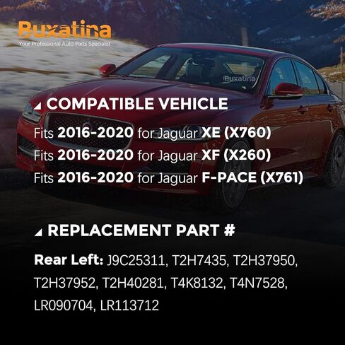 T2H37952 الفرجار الخلفي الأيسر الفرامل مع محرك لجاكوار XF XE F-PACE 2016-2020 الجانب الأيسر للسائق مكبح قرصي الفرجار استبدال # T2H7435 T2H37950 in Kuwait
