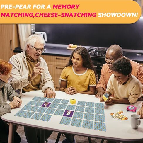 The Hilarious Memory Matching Card Games, Mouse & Cheese-Snatching Party Game | Family Board Game for Kids, Teens & Adults | 2-6 Players, Age 7+ in Saudi Arabia