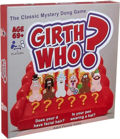 Guess Huge? Adult Party Board Game, Classic Mystery Guessing Game, 2 Players, with Character Cards and Game Boards in Kuwait