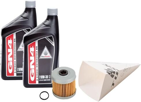 Tusk 4-Stroke Oil Change Kit Pro-Honda GN4 10W-30 Compatible with Honda CRF450RL 2021-2025/CRF450L 2019-2020/CRF450X 2019-2025 in Kuwait
