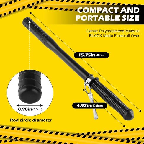 16" PC Tire Thumper – Durable Polycarbonate Tire Checker for Truckers with Anti-Slip Grip – Heavy Duty Tire Pressure Rod for Semi Trucks & RVs – Essential Self Defense Tool & Fish Bat in Saudi Arabia