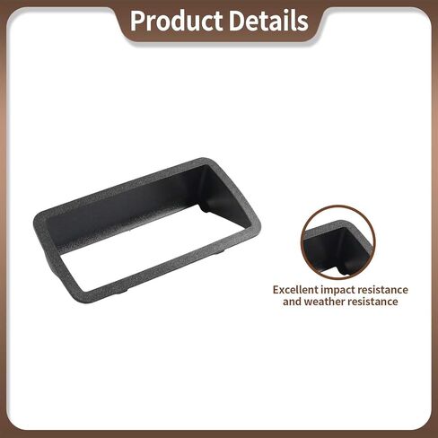 Tailgate Handle Bezel Compatible with 1994-2004 Chevy S10 GMC Sonoma, Rear Outer Tailgate Handle Trim Cover Replaces 76108 15007219 in Saudi Arabia