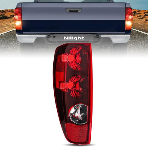 مجموعة الضوء الخلفي Nilight متوافقة مع 2004 2005 2006 2007 2008 2009 2010 2011 2012 Chevy Colorado GMC Canyon 2006-2008 Isuzu Tail Light Rear Lamp OE Style Driver Side Smoke Red Lens in Kuwait