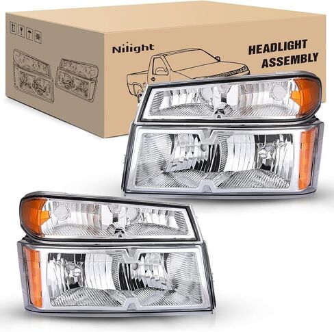 مجموعة الضوء الخلفي Nilight متوافقة مع 2004 2005 2006 2007 2008 2009 2010 2011 2012 Chevy Colorado GMC Canyon 2006-2008 Isuzu Tail Light Rear Lamp OE Style Driver Side Smoke Red Lens in Kuwait