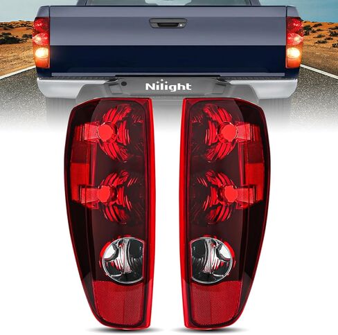مجموعة الضوء الخلفي Nilight متوافقة مع 2004 2005 2006 2007 2008 2009 2010 2011 2012 Chevy Colorado GMC Canyon 2006-2008 Isuzu Tail Light Rear Lamp OE Style Driver Side Smoke Red Lens in Kuwait