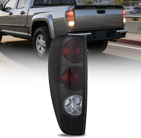مجموعة الضوء الخلفي Nilight متوافقة مع 2004 2005 2006 2007 2008 2009 2010 2011 2012 Chevy Colorado GMC Canyon 2006-2008 Isuzu Tail Light Rear Lamp OE Style Driver Side Smoke Red Lens in Kuwait