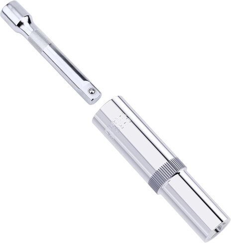 2PCS 7mm Deep Socket, 1/4 Inch Drive, 6-Point, Metric, Heat Treated CR-V Steel Sockets, Full Polishing, 2 Inch Length in Kuwait