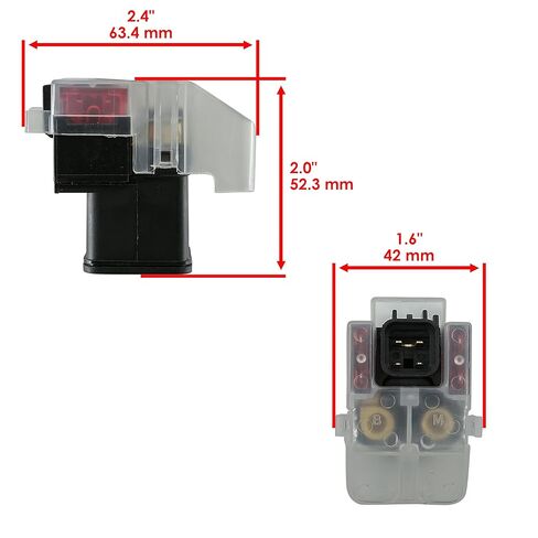 Caltric Starter Solenoid Relay Switch Compatible with Honda CRF250R 2018 2019 2020 2021-2026 in Kuwait