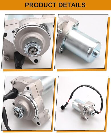 3 Bolt Starter Motor Kit with Solenoid Relay & CDI Compatible with 50cc 70cc 90cc 100cc 110cc 125cc Chinese ATV Quad Dirt Bike Pit Bike Go Kart 4 Wheeler TaoTao Coolster Roketa SSR in Saudi Arabia