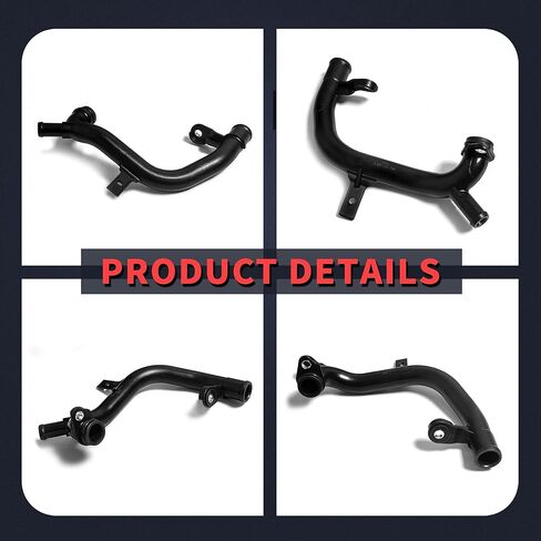 06J121065F Coolant Water Hose Pipe Compatible with Audi A3 Q3 TT Fit for VW CC Eos GTI Jetta Passat Tiguan 06J121065H 06J121065B 06J121065E in Saudi Arabia
