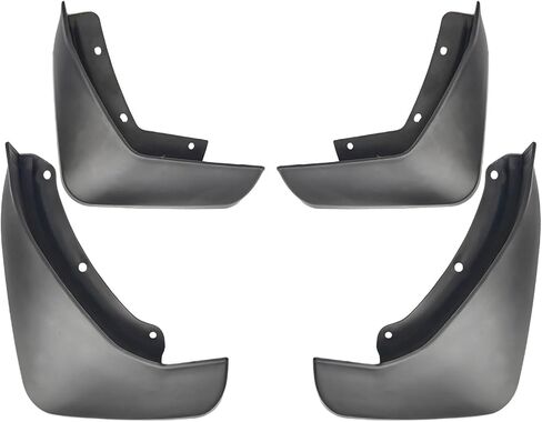 Compatible with Volvo XC90 2015-2026 Car Mud Flaps Splash Guards Mudguards Mudflaps No Drill Sturdy All Weather Protector Paint & Tire Auto Fender Splashs Guard PP Material Accessories, Black in Saudi Arabia