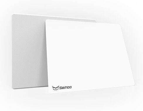White Plastic Resin Hard Mouse Pad Premium Esports Waterproof Ultra Smooth No Irritating Smell Environment Fast and Accurate Control for Office and Gaming Laptop(11.81x9.45in) in Saudi Arabia