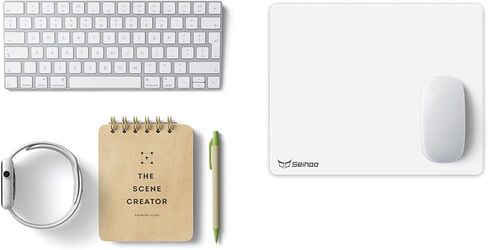 White Plastic Resin Hard Mouse Pad Premium Esports Waterproof Ultra Smooth No Irritating Smell Environment Fast and Accurate Control for Office and Gaming Laptop(11.81x9.45in) in Saudi Arabia