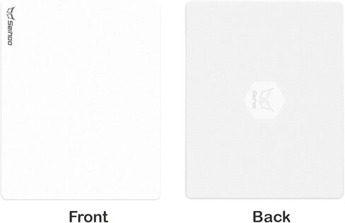 White Plastic Resin Hard Mouse Pad Premium Esports Waterproof Ultra Smooth No Irritating Smell Environment Fast and Accurate Control for Office and Gaming Laptop(11.81x9.45in) in Saudi Arabia