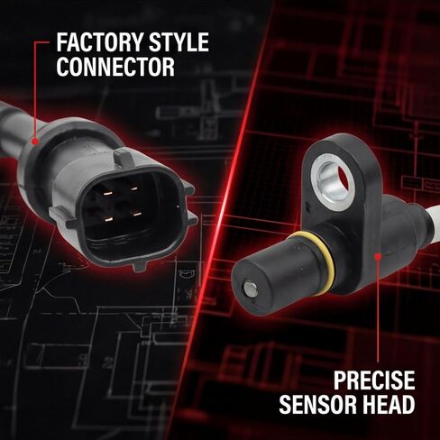 2PCS Front ABS Wheel Speed Sensor ALS201 Compatible with Ford Expedition F150 F250 F350 Lincoln Navigator Replaces F65Z2C204DB XL3Z2C204AA in Kuwait