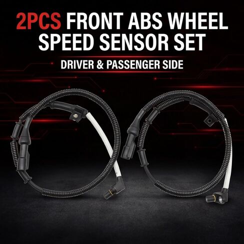 2PCS Front ABS Wheel Speed Sensor ALS201 Compatible with Ford Expedition F150 F250 F350 Lincoln Navigator Replaces F65Z2C204DB XL3Z2C204AA in Kuwait