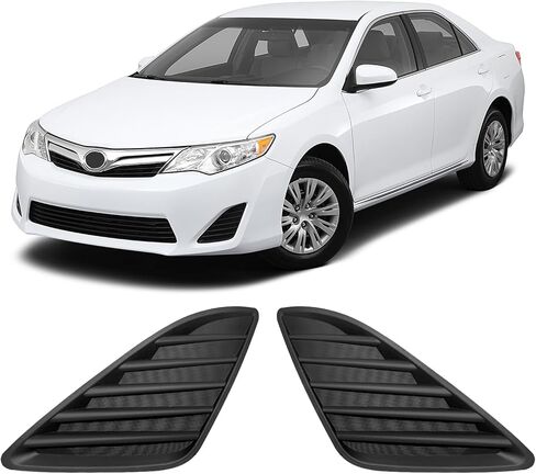 Front Fog Light Cover Compatible with 2012 2013 2014 Camry L/LE/XLE/Hybrid (XLE, LE), ABS Front Fog Lamp Cover trim for Left &Right Side Replaces for 5212806260 5212706260 in Saudi Arabia