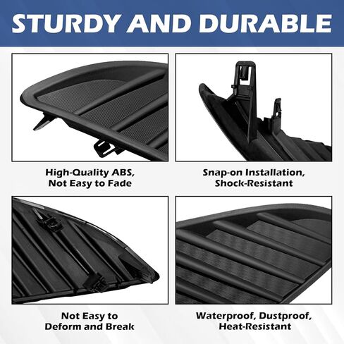 Front Fog Light Cover Compatible with 2012 2013 2014 Camry L/LE/XLE/Hybrid (XLE, LE), ABS Front Fog Lamp Cover trim for Left &Right Side Replaces for 5212806260 5212706260 in Saudi Arabia