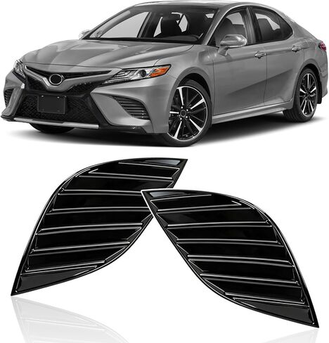 Front Fog Light Cover Compatible with 2012 2013 2014 Camry L/LE/XLE/Hybrid (XLE, LE), ABS Front Fog Lamp Cover trim for Left &Right Side Replaces for 5212806260 5212706260 in Saudi Arabia