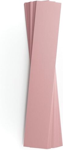 5x7 Belly Bands for Wedding Invitations - 50 Pack Premium Paper Bands (Dusty Rose) in Kuwait