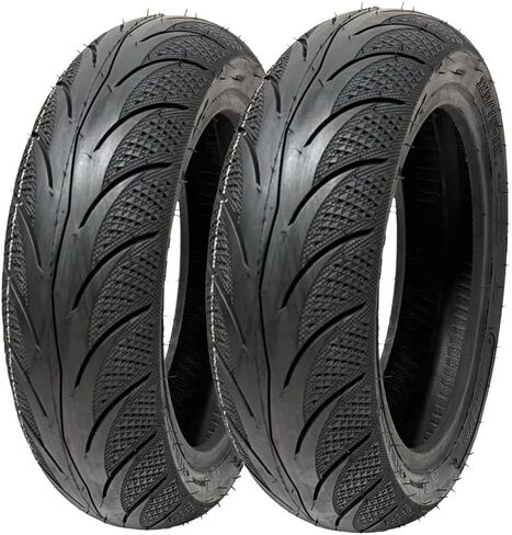 مجموعة إطارات MMG إطار أمامي 120/70-12 إطار خلفي 130/70-12 مداس للشارع لـ E-TON 50cc 150cc Matrix R4 Sport Beamer in Kuwait